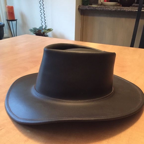 handmade leather hats